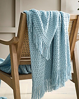 Appletree Textured Knit Throw
