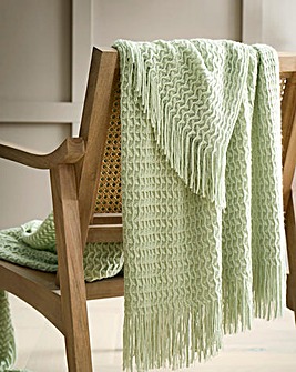 Appletree Textured Knit Throw