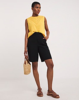 Black Soft Premium Bermuda Shorts