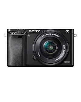 Sony 6000 Black Body + 16-50mm Power Zoom Lens