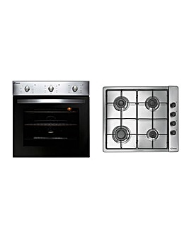 Candy COGHP60X Integrated Electric Single Oven & Gas Hob Pack