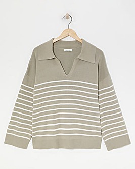 Anthology Milano Stitch Collar Jumper