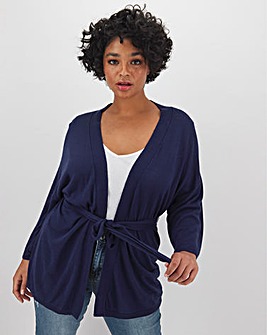 Linen Kimono Sleeve Cardigan