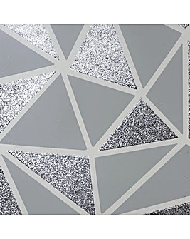 Arthouse Sequin Fragments Silver & Grey Wallpaper
