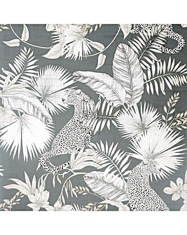 Arthouse Tropical Leopard Wallpaper