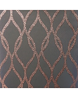 Arthouse Sequin Trellis Wallpaper