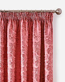 Buckingham Jacquard Pencil Pleat Lined Curtains