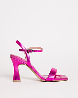 Malin Barely There Flare Heeled Sandals Wide Fit