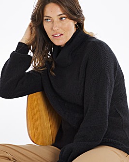 Textured Jumper With Bell Sleeve