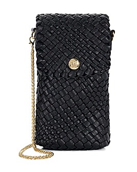 Dune Saff Woven Phone Lanyard Purse