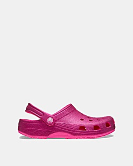 Crocs Classic Glitter Clogs Standard D Fit