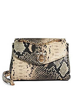 Dune Dusk Snakeprint Crossbody Bag