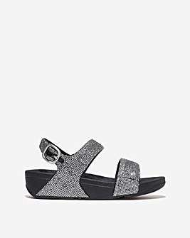 Fit Flop Lulu Glitter Adjustable Back-Strap Sandals Standard Fit