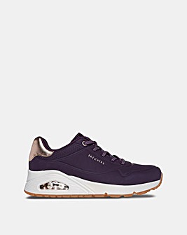 Skechers Uno Lace Up Fashion Trainer Standard Fit