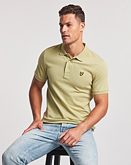 Lyle & Scott Natural Green Classic Short Sleeve Polo