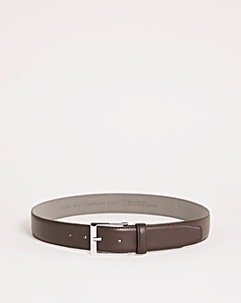 BOSS Dark Brown Ellotyo Leather Belt