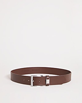BOSS Dark Brown Connio Leather Belt