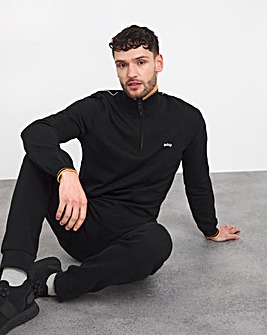 BOSS Black Classic Quarter Zip Jumper