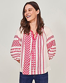White Stuff Innika Jaquard Top