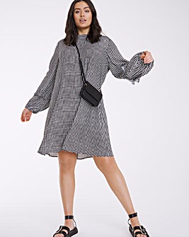 Finery London Check Rose Dress