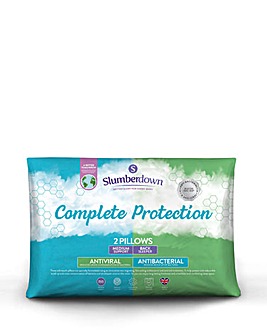 Slumberdown Complete Protection Pack of 2 Pillows