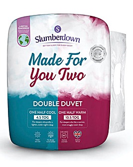 Slumberdown Made For You Two 4.5/10.5 Tog Duvet