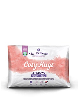 Slumberdown Cosy Hugs Pack of 4 Pillows