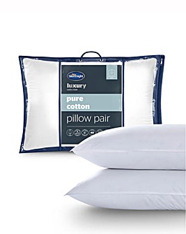 Silentnight Pure Cotton Pack of 2 Pillows