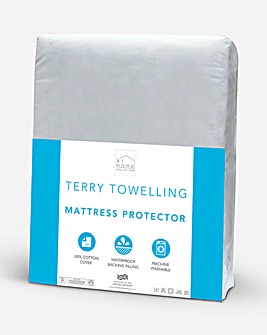 Terry Towelling Waterproof Mattress Protector