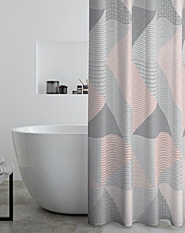 Catherine Lansfield Larsson Geo Shower Curtain
