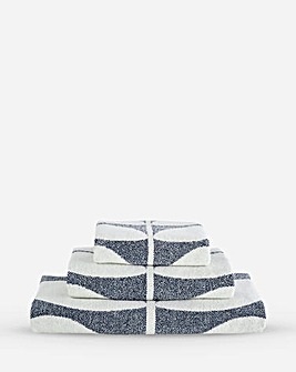 Orla Kiely Sunflower Pure Cotton Towels - Whale