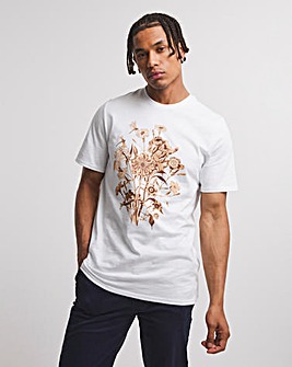 Floral Graphic T-shirt Long