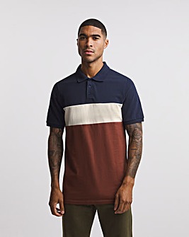 Cut and Sew Pique Polo Long