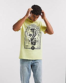 El Toxic Snake Graphic T-shirt Long