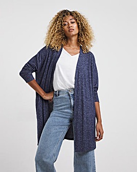 Navy Long Sleeve Cosy Soft Touch Cardigan