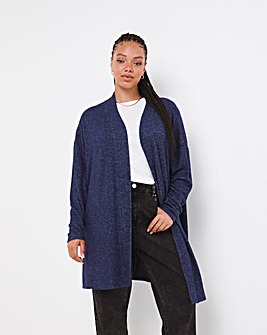 Navy Long Sleeve Cosy Soft Touch Cardigan