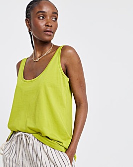 Simply Be Chartreuse Slouch Vest