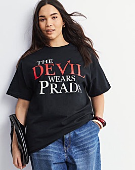 Simply Be White The Devil Wears Prada License T-Shirt