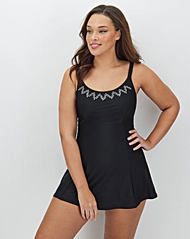 plus size swim dresses longer length