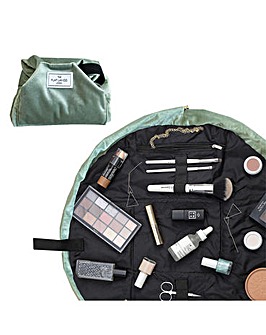 The Flat Lay Co. Drawstring Makeup Bag - Sage Velvet