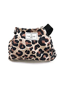 The Flat Lay Co. Drawstring Makeup Bag - Leopard
