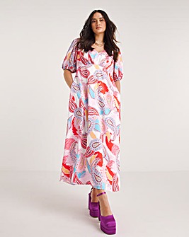 Twisted Wunder Vera Paisley Midi Dress