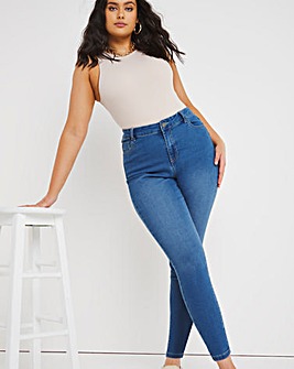 Lucy Blue High Waist Super Stretch Skinny Jeans