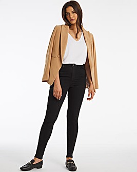 Lucy Black High Waist Super Stretch Skinny Jeans