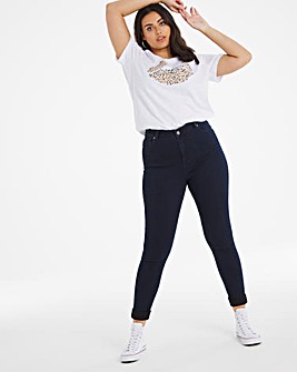 Lucy Dark Indigo High Waist Super Stretch Skinny Jeans