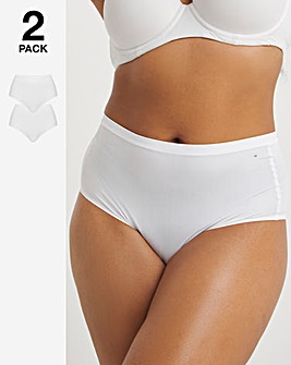 Triumph 2Pack Smart Micro Maxi Briefs White