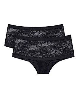 Triumph 2 Pack Smart Deco Bandeau Briefs