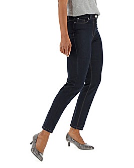 24/7 Indigo Straight Leg Jeans Short Length