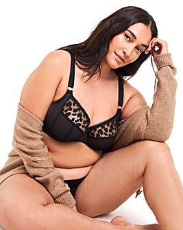 Elomi Namrah Plunge Wired Bra Jet