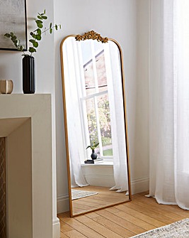 Joanna Hope Antique Gold Leaner Mirror
